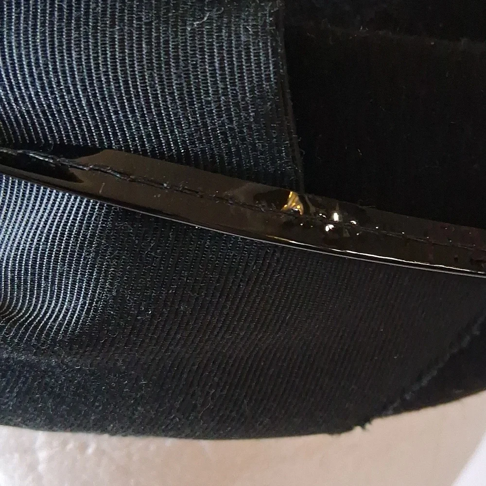 Vintage Black  Hat with Ribbon and Net - Picture 8 of 13